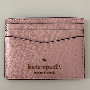 Kate Spade baby pink cardholder